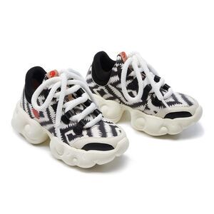 UIN Women's Chunky Fashion Sneakers Walking Casual Shoes (INK RIPPLE 2 CLOUD 3)